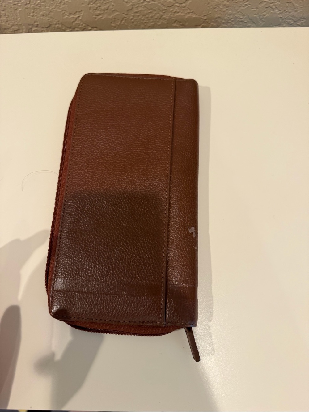 Coach Brown Leather Zip Wallet - Picture 2 of 3